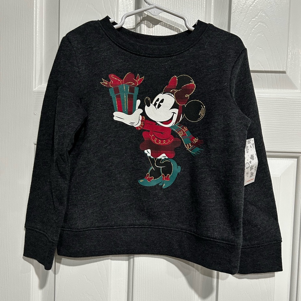 Jumping beans Disney Minnie Mouse holiday crew neck sweatshirt